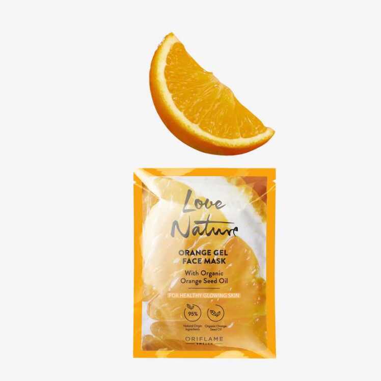 ماسک ژلی درخشان کننده صورت با عصاره پرتقال لاونیچر اوریفلیم