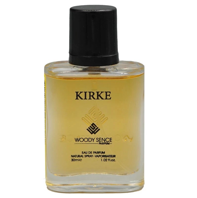 عطر جیبی وودی سنس مدل KIRKE با رایحه گرم حجم 30 میلیلیتر